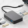 Hub USB-C com PD 100W Carregamento versátil 5 em 1 USB 3.0 Tipo C Adaptador multi-divisor PD100W Rápido para Windows