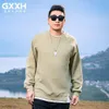 Gxxh Brand Trendy Breat Men's Wear 2024 Autumn/Winter Fat Plus Plus, versatile Magile a collo rotondo personalizzato