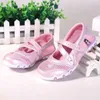 Sandals Hot Sale Summer High Quality Non-slip Children Shoes Girls Fashion Sandals Cartoon Princess Sandals Kids Flat 240423