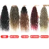 Deusa Faux Locs com End End End Fim Synthetic Crochet Bails Hair for Women ombre Brown Color Messy Dreadlocks X-Tress 240409