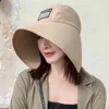 Wide Brim Hats Bucket Hats Womens Summer Wide Adjustable Adhesive Beach Hat Foldable UV Protection Womens Sun Hat Outdoor Travel Panama Womens Hat 240424