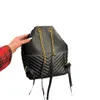 Bag de bolsa de alta definição listrada Computador Internet Celebridade Viagem Bucket Backet Mochila Mulheres Trendy Grande capacidade
