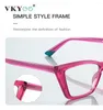 Solglasögon Vicky Women's Fashion Anti-Blue Läsglasögon Enkla optiska ramar med receptbelagd myopia hyperopia PFD2151