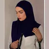 Hijabs Muslim Bonnet Hijab Scarf Instant Hijab Shawl Muslim Long Scarf Wrap Scarves Prayer Jersey Scarf for Women Fashion d240425