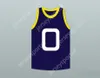 Nome personalizzato da uomo Youth/Kids Nawt 0 Monstars Dark Basketball Jersey Space Jam Cucite S-6XL S-6XL