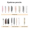 Enhancer Custom natürliches Make -up Doppelkopf Super Fine Eyebrow Bleistift wasserdichte dauerhafte Augen schwarz braun machen rotatable up stift