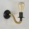 Lampa ścienna American Retro Industrial Black Base Linia Korytarza Korytarza Osobowość Sypialnia Łazienka