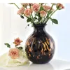 Vasi di vetro ambra vaso idroponico fiore decorazione scrivania decorazione decorativa artificiale decorazione per la casa moderna