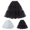 Saias femininas saia de tule de dança de balé de pettiskirts em camadas de camadas de uma linha de tepTicoat de noiva inchada Tutu Faldas