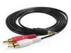 15 мм 35 -мм разъем Aux до 2 RCA Audio Video Cable Stereo y Splitter Cable Av Ad Adapter 2RCA Провод шнура для компьютера DVD -телевизора Camera8177325