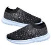 Casual Shoes Rhinestone Sneakers Spring Sports Walking Hard Wearing Upper: Mesh Simple Lightweight
