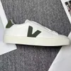 Designer Vejays Casual Shoes French Brazil Green Low-Carbone Life V Organic Cotton Flats Platform Vejaon Sneakers Femmes Casual Classic Classic White Designer Chaussures 359