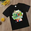 T-shirts New Children Game ToCa Life World Tshirt Anime ToCa Boca Life Game T-shirt Kids Tops Tee Teenager surdimensionné surdimension