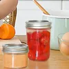 Storage Bottles 8pcs Household Empty Mason Jar Portable Honey Clear Sealed Container Candy