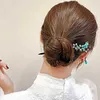 ウェディングヘアジュエリーヴィンテージチャイニーズウッドヘアスティック