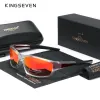 Oryginalny Kingseven Nowy projekt 2024 Design sportowy spolaryzowane okulary przeciwsłoneczne kobiety UV obiektyw moda okulary Oculos de sol