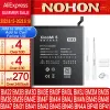 Batteries Nohon Bn57 BM4J BM3L BM4E BM3M BM3E BN4A BN46 Batterie pour Xiaomi Mi 9t Pro 8 Lite 9 SE 11 POCO X3 NFC F1 Redmi Note 8 Pro 7 6 5