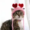 Abbigliamento per cani da compagnia carina fornitura gatto coperto a maglia due tipi di compleanno di capo abbigliamento regalo di Natale regolabile