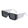 Off Brand White Oversizes Sunglasses 3315off Okulary przeciwsłoneczne Unisex Trendy Street Photo Box Okulary przeciwsłoneczne Modne i spersonalizowane słońce z oryginalnym pudełkiem