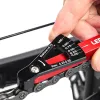 Outils Kits de la chaîne de vélos de vélo MTB Kits de chaîne d'outils Vérificateurs de chaînes multifonctionnelles Mesure de jauge pour le vélo de route de montagne