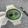 2024 Mens 캐주얼 벨트 Six Pin Quartz Watch AAA 허용 가능