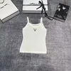 Women's Tanks & Camis designer brand 24 Summer New p Family Sparkling Silk Embroidery Letters Fashionable and Sexy Knitted Suspender Tank Top for Women RKM7