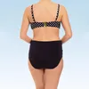 Women's Tracksuits Wave Dot Color Blocking Large Bikini Suit Polka Matching Size