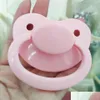 Pacifiers# Pink Pacifier Adt Baby Big Size Sile Nipple Rainbow For Cute Girl Boy Ddlgabdlover 1Pcs 240322 Drop Delivery Kids Materni Dhsfd