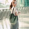 Shoulder Bags Fashion Straw Women Simple Weaving Tassel Bucket Handbag Women's Large Capacity Beach Female Casual Tote