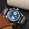 2023 2024 NYA MENS Titta på Quartz Luxury Navitimer Breitlin Navitimer Watch B01 Dial Brand Chronograph Belt Steel Strap Högkvalitativ armbandsur Herrklockor BR-02