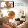 Camcorders WiFi Clock Camera 166Degree Micro Cam Wireless Mini Surveillance Cam Infrared Night Vision Alarm Camera Home Security Recorder