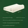 Massager TAIHI High quality Latex Pillow Thailand Massage Remedial Neck Pain Protect Cervical Health Care Orthopedic Pillows For Sleeping