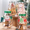 Бутылки для хранения банки рождественская елка сладкая горшка детские любимые подарки подарков