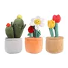 Animaux en peluche en peluche cactus peluche jouet mignon jardin doux délice en peluche