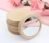 Pure Wooden Cosmetic Mirror Round Portable Mirrors Elm Makeup Mirrores Student Portables Makeups Small Princess Mirror Ome Your Lo5097174