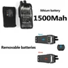 Walkie Talkie 4pcs Baofeng BF-888S Long Range UHF 400-470MHz Ham transceptor de comunicador de duas vias