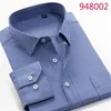 Camisetas masculinas de moda de moda de manga longa algodão super grande camisa casual listrada mais tamanho 42-50 2xl-10xl