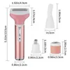 Epilator SZ9O 4 en 1 Épilation des cheveux Epilator Aigment Hair Bikini Hair Hair Pubic Hair Razor Clipper Shaver Trimmer Femmes D240424