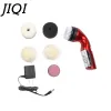 Utrustning Jiqi Electric Shoe Brush Shine Polisher Shoes Leather Care Polering Cleaner Handhållen laddningsbar fothudborttagare 110V 220V