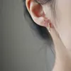 Boucles d'oreilles Goldtutu plates plates Pure 9k Gol Eau douce Aymétrique Design mini tempérament pour les filles