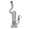 Saml Glass Stereo Glass Bong Hookahs 55 mm rurki bez łodygi z podwójną matrycą perkologiczne złącze rur wodnych 18,8 mm PG3010 FC-186 Ulepszona wersja