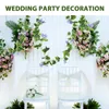 Dekorativa blommor 2 datorer Flower Garlands hängande konstgjorda Vine Morning Glory Faux Floral Home Fake Plastic Wedding Decoration