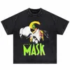 T-shirt da uomo Maglietta De Grandes Dimense Hip Hop Masculina Strtwear Solto Top Algodo Punk Gtico Retrato Incgra Grfico Impresse Harajuku 2024 H240425