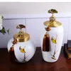 Vases Chinese Style Modern Minimalist Ceramic Vase Study Desktop Art Flower Arrangement Home Decoration Accessories For Living Room