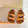 Toffel föräldraskap bästa barn strand sandaler pojke flicka sommar utomhus softsole anti slip barn sko småbarn casual öppen tå platt sandal2404