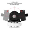 Aksesuarlar andoer mini monitör monte tripod başı soğuk ayakkabı adaptörü 1/4 inç montaj kamera monitörü flaş mikrofon LED dolgu ışığı