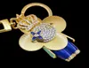 Hoogwaardige merkontwerper Key Chain Fashion Drop Oil Metal Pendant Car Chain Charm Bag Keychain Jewelry Gift Accessories1643868
