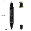 SERVO BM111 Mobiltelefon Pen Dual Sim Camera -fläkt Bluetooth Dialer Radio Recorder Magic Voice Mobiltelefon