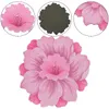 Carpets Small Flower Shaped Lotus Floor Mat For Living Room Sofa Table Bathroom Water Absorbing Anti-skid Rugs 40x40cm