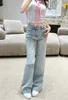 Designer Womens Jeans Denim Pants High Waist Street Straight Pantalones Patch Embroidered Decoration Casual Blue Jackets
